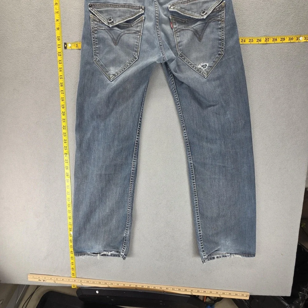 Vintage Levis Engineered Jeans Mens 32x32 Blue 503 Buckle Back Flap Pockets